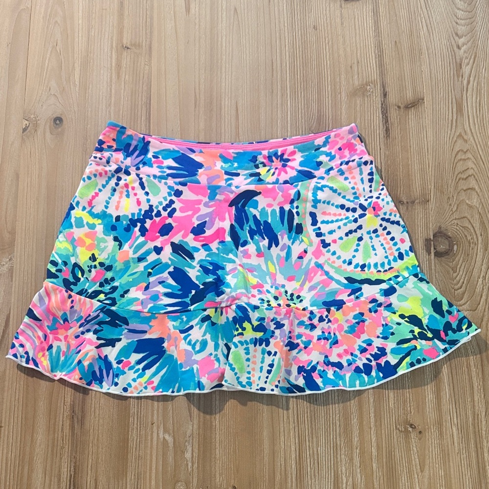 Lilly Pulitzer Colorful Floral Mini Skirt